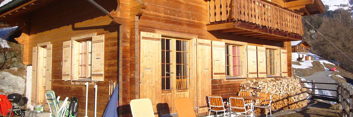 Chalets in Val d´Hèrens in Central Valais