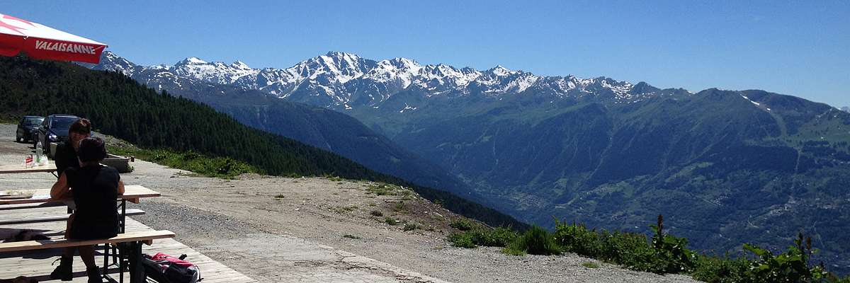 Chalets in Val d´Hèrens in Central Valais