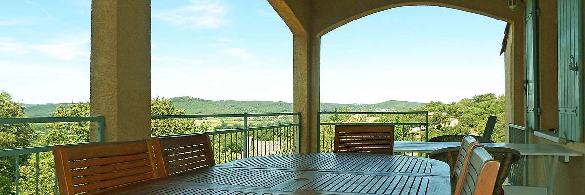 Aussicht Terrasse / Villa Fleurie / Provence